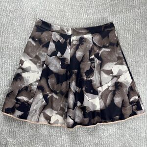 Mossimo Supply Skirt Woman 4 Gray Geometric Floral Camouflage Mini Skirt